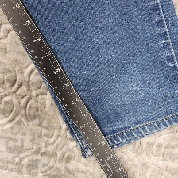 Levis 541 Jeans Mens Size 34x36 (35x34) Blue Stretch Denim Straight Leg 5 Pocket - Picture 12 of 15